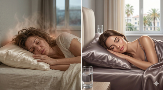 Comparaison vraie soie de mûrier et faux satin synthétique — 4 astuces pour ne plus se faire avoir