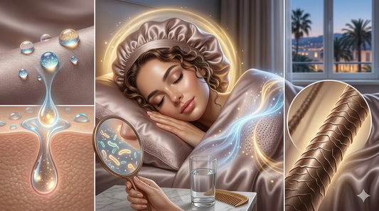 Concept Clean Sleep — taie d'oreiller en soie de mûrier pour protéger le microbiome cutané la nuit