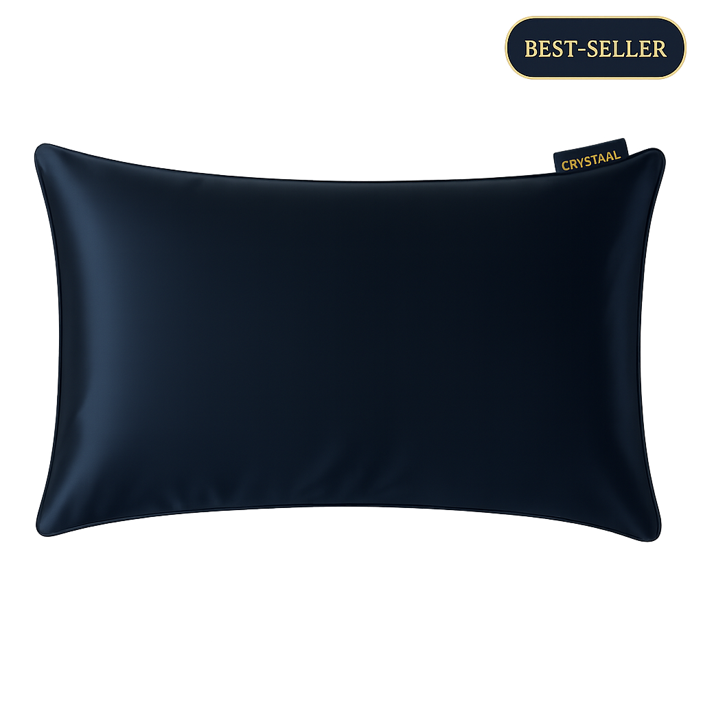 Taie d’Oreiller en Pure Soie  AZURE